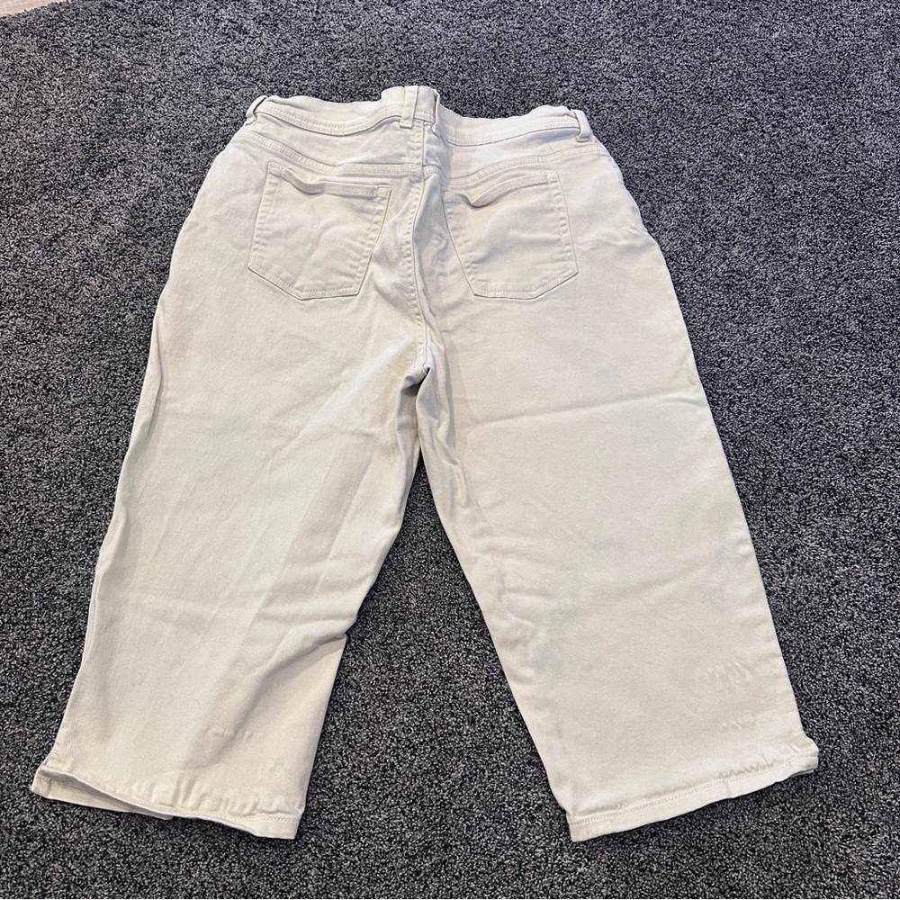 Gloria Vanderbilt Beige Pant Size 16 Straight Leg Cotton Stretch Comfortable Fit - Picture 2 of 12